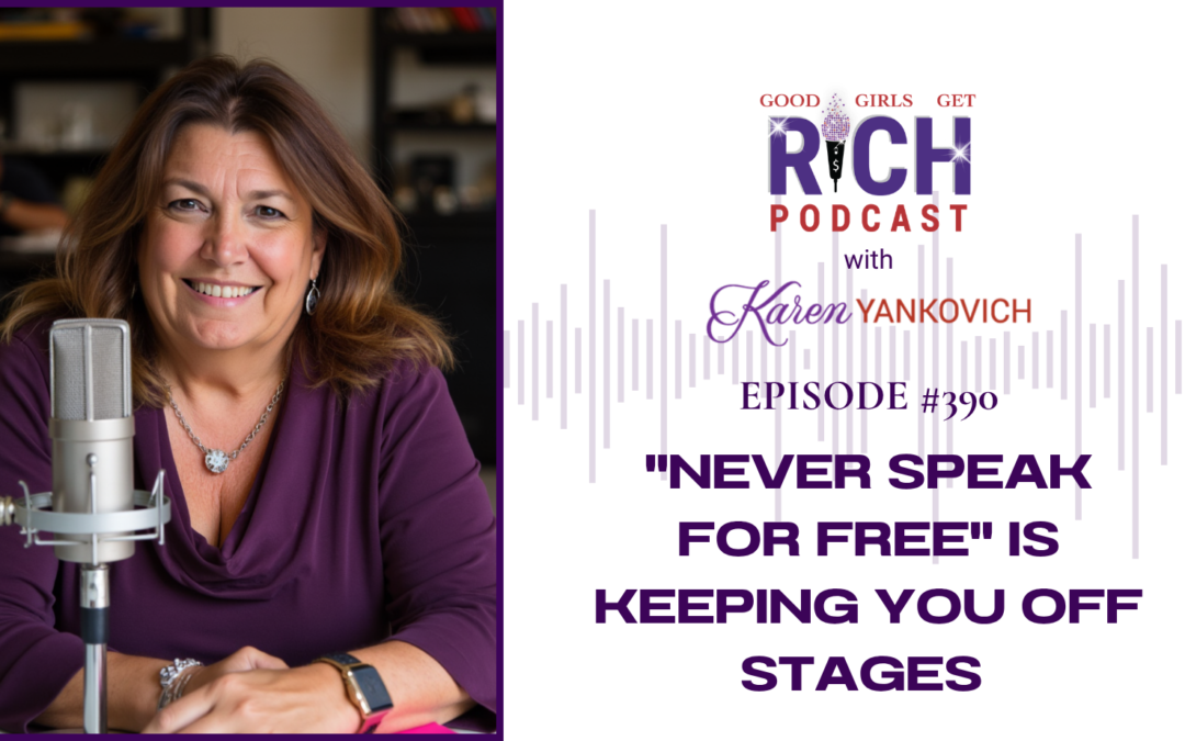 “Never Speak for Free” Is Keeping You Off Stages